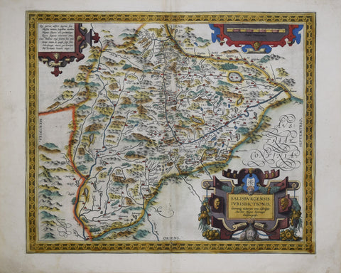 Abraham Ortelius (Flemish, 1527-1598), Salisburgensis Jurisdictionis...