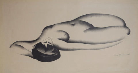 William Samuel Schwartz (1896-1977), Lithograph No. 1, Nude Lying Down