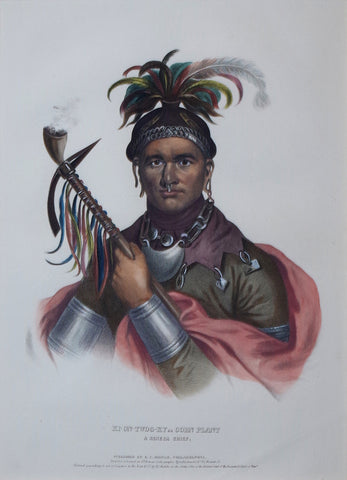 Thomas McKenney (1785-1859) & James Hall (1793-1868), Seneca, Ch-Ki-On-Twog-Ky, Cornplant