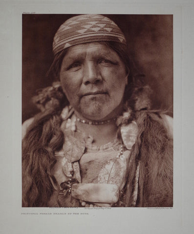 Edward S. Curtis (1868-1953), Principal Female Shaman of the Hupa Pl 467