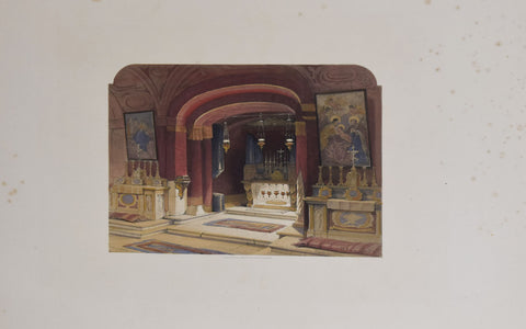David Roberts (1796-1864), Shrine of the Annunciation, Nazareth