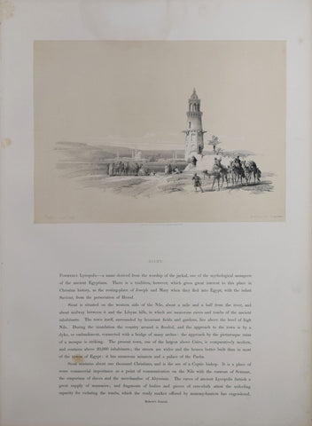 David Roberts (1796-1864), Siout