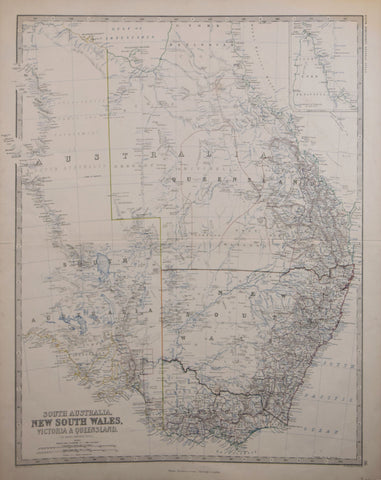 Keith Alexander Johnston (1804-1871) South Australia, New South Wales, Victoria & Queensland
