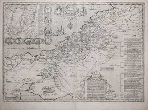 John Speede (English, 1552-1629), Canaan