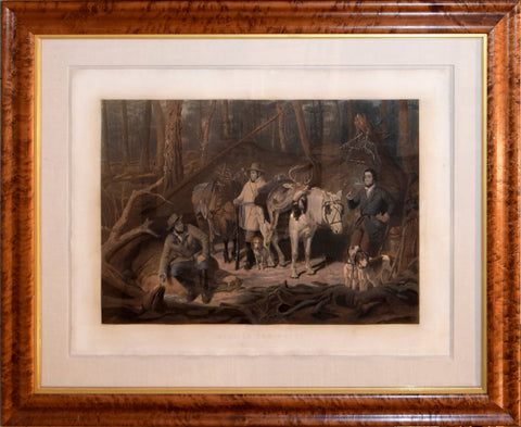 Arthur Fitzwilliam Tait (1819-1905), after, Halt in the Woods