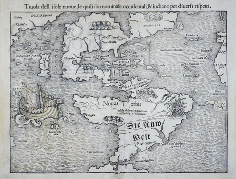 Sebastian Munster (German,1489-1552), Tavola dell’isole nuoue...