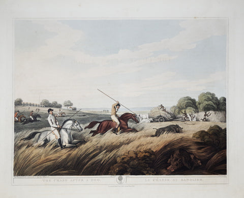 Thomas Williamson (1758-1817) and Samuel Howitt (1765-1822), The Chase after a Hog