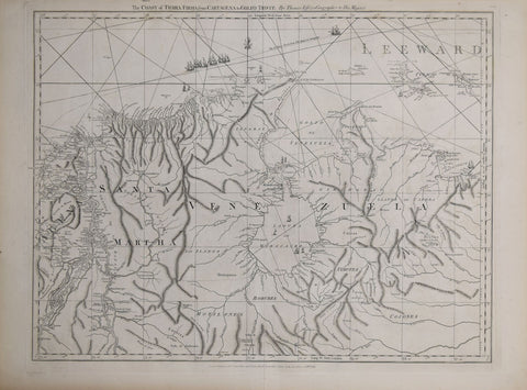 Thomas Jefferys (English, 1719-1771), The Coast of Tierra Firma from Cartagena to Golfo Triste