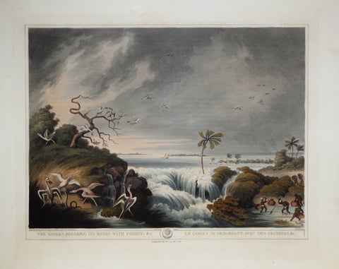 Thomas Williamson (1758-1817) and Samuel Howitt (1765-1822), The Ganges Breaking its Banks with Fishing