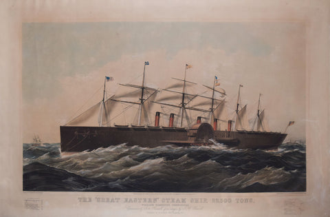 Thomas Goldsworth Dutton (c. 1819-1891), after, The Great Eastern Steam Ship 22,000 Tons