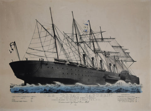 Nathaniel Currier (1813-1888) and James Merritt Ives (1824-1895), The “Great Eastern.”