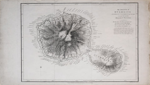 James Wilson (1759-1814), after Capt. James Cook (1728-1779), The Island of Otaheite [Tahiti]