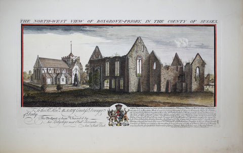 Samuel Buck (1696-1779) and Nathaniel Buck (fl. 1724-1759), The North-West View of Boxgrove-priory