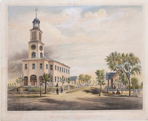 Charles Henry Granger (1812-1893) The Old Congregational Church, Saco