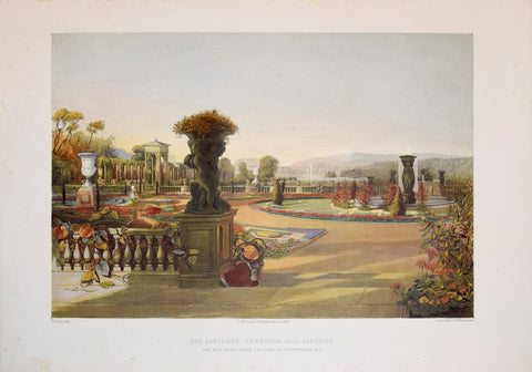 E. Adveno Brooke (fl. 1844-1864), The Parterre - Trentham Hall