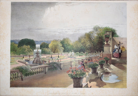 E. Adveno Brooke (fl. 1844-1864), The Parterre Harewood House