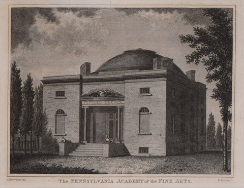 Benjamin Tanner (1775-1848), after J. J. Barralet (ca. 1747-1815), The Pennsylvania Academy of the Fine Arts