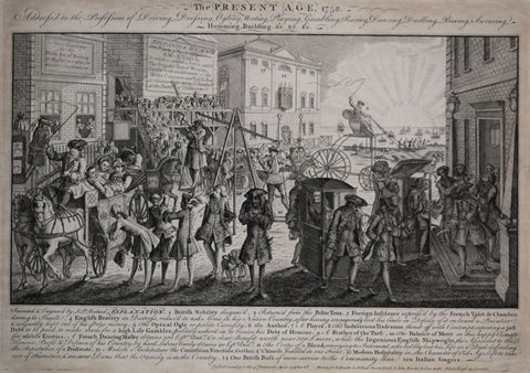 Louis P. Boitard (Fl. 1750), The Present Age 1758...