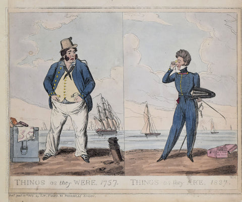 William Heath (1795-1840), Things as they were, 1757. Things as they are, 1827