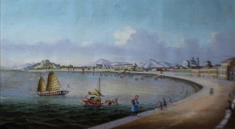 Tingua and His Studio, Macao from the North