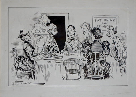 Claude Eldridge Toles (1875-1901), [Eat, Drink, and Be Merry]
