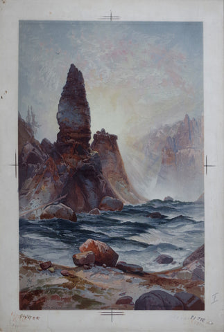 Thomas Moran (1837-1926), The Tower of Tower Falls, Yellowstone