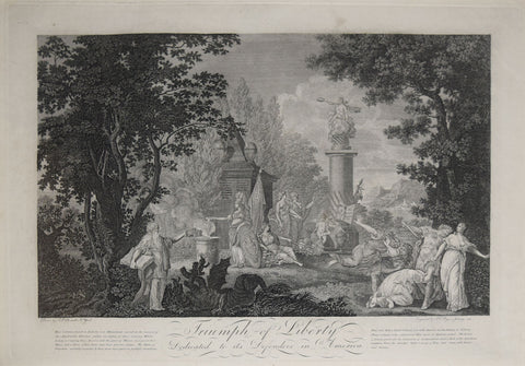 John Francis Renault, after, Triumph of Liberty. Dedicated to its Defenders in America