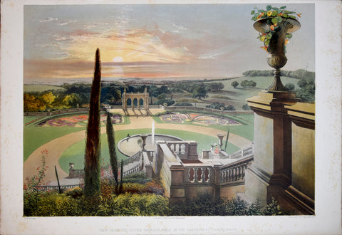 E. Adveno Brooke (fl. 1844-1864), View from the Upper Terrace Walk