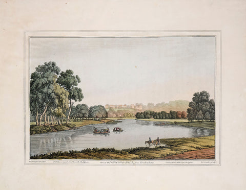 Joseph Farington (1747-1821) after, View of Richmond Hill from Twickenham