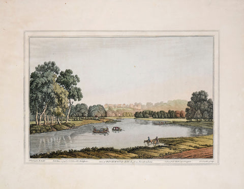 Joseph Farington (1747-1821) after, View of Richmond Hill from Twickenham