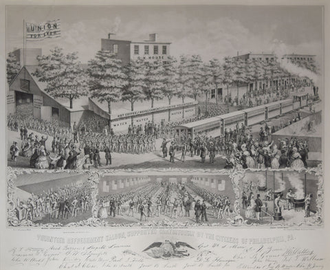 William Boell, Volunteer Refreshment Saloon..By the Citizens of Philadelphia
