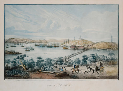 Louis Le Breton (French, 1818-1860), 2eme Vue de Boston