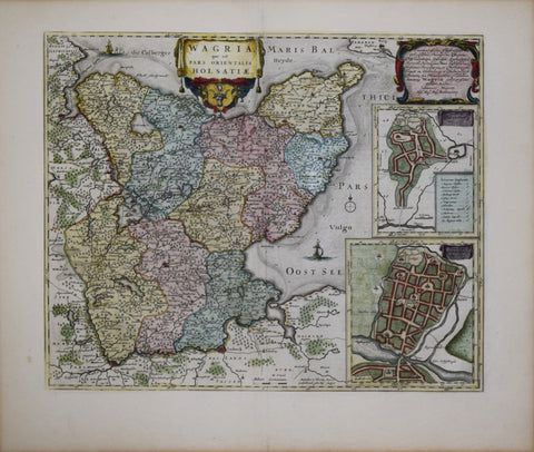 Willem Janszoon Blaeu (Dutch, 1571-1638), Wagria, que est pars Orientalis Holsatiae