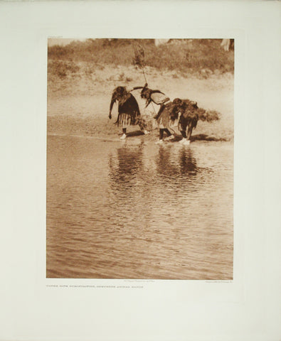 Edward S. Curtis  (1868-1952), Water Rite Purification, Cheyenne Animal Dance Pl. 662