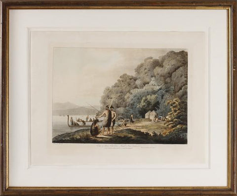 John Webber (1751-1793), View in Queen Charlotte's Sound, New Zealand