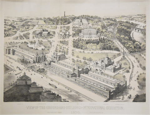 A.L. Weise, View of the Ground and Buildings International Exhibition. 1876.