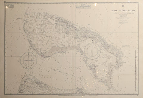 The British Admiralty/ United Kingdom Hydrographic Office Bahama and Abaco Islands…[West Indies and Bah