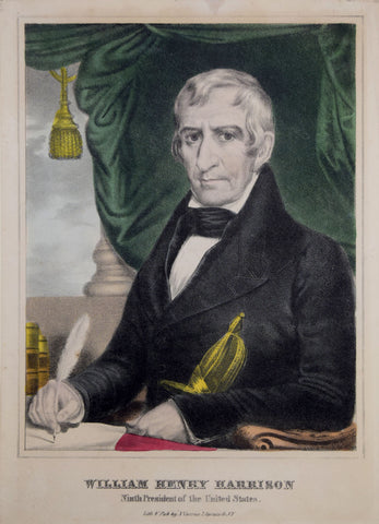 Nathaniel Currier (1813-1888), William Henry Harrison Ninth President of the United States