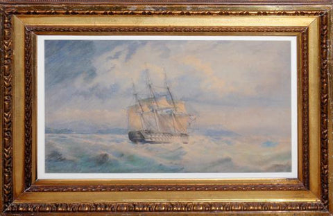 Attributed to John James Wilson (1818-1875), British Man-O-War