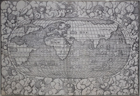 Munster, Sebastian (German, 1488-1552), Typus Orbis Universalis