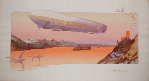 Ernest Montaut & Marguerite (Gamy) Montaut, Zeppelin