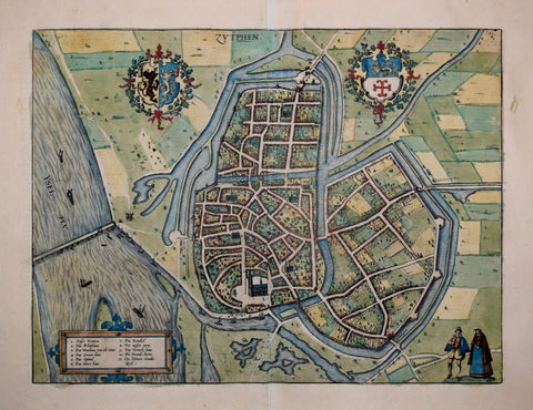 Georg Braun (1541-1622) & Franz Hogenberg (c.1538-1590), Zutphen