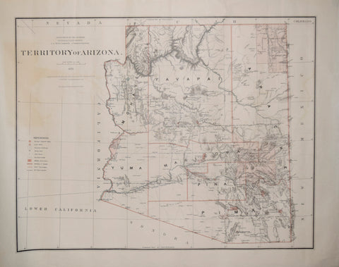 United States General Land Office/Charles Roeser, Territory of Arizona