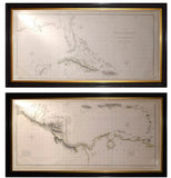 Aaron Arrowsmith (1750-1823). Chart of the West Indies and Spanish Dominions in North America