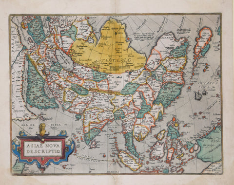 Abraham Ortelius (Flemish, 1527-1598), Asiae Nova Descripito