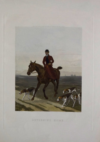Painted by F. Stuart Dandici,  Returning Home