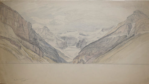 Samuel Colman (1832-1920), A Peek into Lake Louise