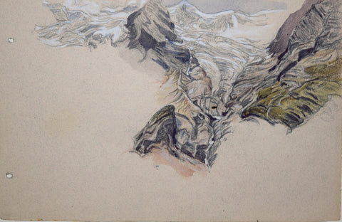 Samuel Colman (1832-1920), A Glimpse into the Crevasse