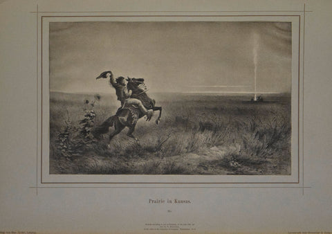 Rudolf Cronau (1855-1939) Prairie in Kansas. 20.