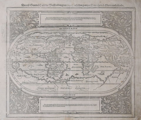 Sebastian Munster (1488-1552), Die erft General Tafel..